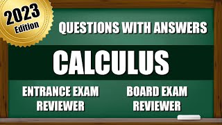 Entrance Exam Reviewer 2023  Questions with Answer for College and Senior High School  CALCULUS [upl. by Atekehs]