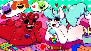 Bobby BearHug amp CraftyCorn LOVE Surprise  Poppy Playtime Chapter 3┃Comic Dub [upl. by Humpage]