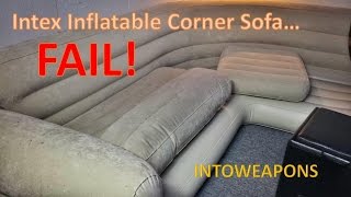 Intex Corner Sofa Review  60day Fail [upl. by Presber988]