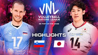 🇸🇮 SLO vs 🇯🇵 JPN  Semi Finals  Highlights  Mens VNL 2024 [upl. by Holcomb]