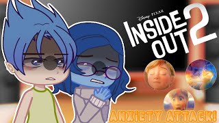 Inside Out 2 React to Rileys Anxiety Attack  Riley Wants Joy [upl. by Haidebej]