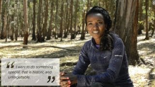 Tirunesh Dibaba Interview with CNN [upl. by Issej]