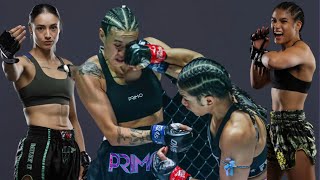 Cú Right Hook thần sầu của đả nữ xinh đẹp Jackie Buntan  ONE Championship [upl. by Lramaj]