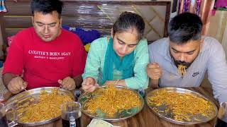 Noodles eating challenge and win rs1500  Punjabi food challenge punjabifoodchallenge [upl. by Hooker]