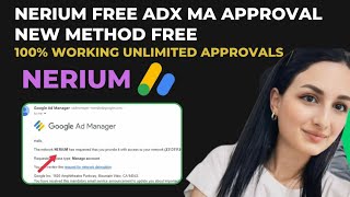 NERIUM ADX APPROVAL METHOD FREE [upl. by Nodnas888]