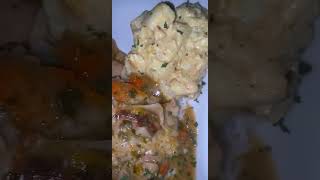 Delicious￼ Chitterlings over Rice with Potato Salad on the Sidefoodie [upl. by Truelove759]