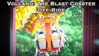 Volcano The Blast Coaster OffRide 60fps HDR [upl. by Assed]