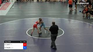 48 Kg Rr Rnd 2 Cory Land Ironclad Vs Stevo Poulin Journeyman Wrestling Club 2 [upl. by Nyltiak]