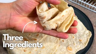 How to Make Flour Tortillas WITHOUT ANY LARD [upl. by Nalced]