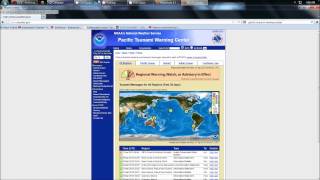 4112012  87 magnitude earthquake Sumatra West Pacific  Tsunami warning [upl. by Aivilys518]