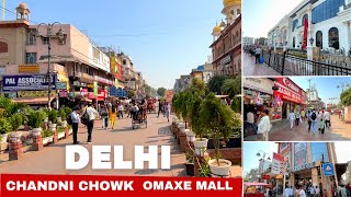 Chandni Chowk amp Omaxe Mall The Heart of Delhi Shopping Uncovered [upl. by Yecnay893]