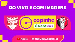 JOGO COMPLETO ATLÉTICO GUARATINGUETÁ X JOINVILLE SC  PRIMEIRA FASE COPINHA SICREDI 2024 [upl. by Eem696]