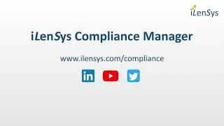 Introduction to iLenSys Compliance Manager iCM [upl. by Issej214]