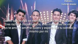 CNCO PARA ENAMORARTE LETRA [upl. by Katti552]