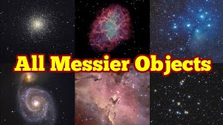 All Messier Objects Through A Telescope With Proper Relative Scale [upl. by Vitalis]