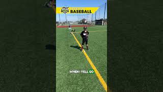 A fun throwing drill we like to use baseball baseballlifestyle youtubeshorts [upl. by Cyprus598]