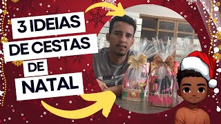 3 Ideias de cestas baratas para o Natal [upl. by Yenaj]