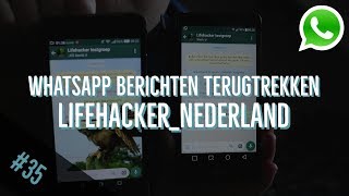 35 VERWIJDER je VERZONDEN WHATSAPPBERICHTEN nieuwste update [upl. by Namaan]