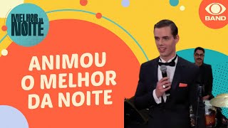 Gustavo Bing anima o Melhor da Noite ao som de Frank Sinatra [upl. by Paynter]