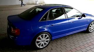 Audi S4 B5 Nogaro Blue walkaround [upl. by Sandler]