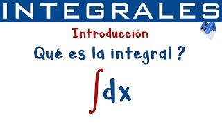 Integrales  Introducción [upl. by Llehsad688]