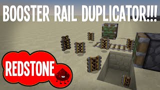 Minecraft Booster Rail Duplicator [upl. by Nesyt]