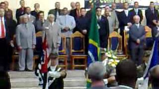 Entrada da Bandeira na Abertura da inauguração da Assembleia de Deus em ITATIBA [upl. by Jakob]