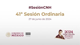 41ª Sesión Ordinaria del Órgano de Gobierno 27 de junio de 2024 [upl. by Akenom140]