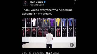 Kurt Busch has officially announced his retirement from NASCAR [upl. by Alyel885]