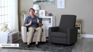 Dutailier Minho Upholstered Reclining Swivel Glider  Product Review Video [upl. by Esyli]