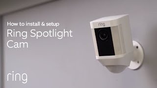 How to Install amp Setup Ring Spotlight Cam  Easy to Connect [upl. by Anil]