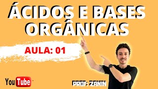 ÁCIDOS E BASES ORGÂNICAS  ÁCIDOS [upl. by Atinaej]