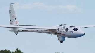 Perlan 2 Glider Takeoff Tow From Grob Egrett at OSH22 sailplane soaring [upl. by Andromache]