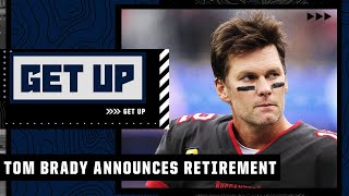 🚨 Tom Brady officially announces his retirement 🚨  Get Up [upl. by Ellicott638]