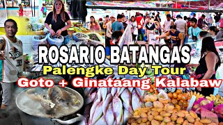 GOTO  GINATAANG KALABAW  ROSARIO BATANGAS PALENGKE DAY TOUR [upl. by Warfeld218]