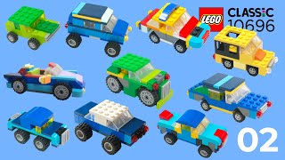 LEGO Classic 10696 Car Ideas Building Instructions Collection 02 [upl. by Stavro44]