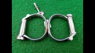 Hiatt Darby Modell Rigid ESC 180 PC 213 Handcuffs Irish Eight Handschellen Constabulatory Police RAR [upl. by Osana710]