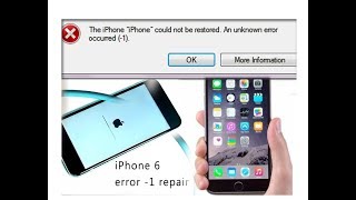 Fix iPhone 6 Error iTunes Restore 1 which is Related to Baseband Hardware amp Software  Selekt [upl. by Davenport]