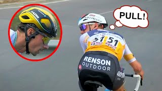 Remco Evenepoel FURIOUS at Primoz Roglic for Not Pulling  Volta a Catalunya 2023 Stage 6 [upl. by Bayly]