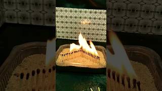 Crazy Experiment Diy At Home  Matchstick Fire Experiment shorts [upl. by Elberfeld341]