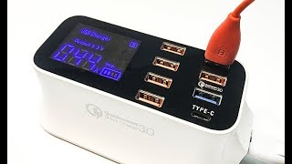 Smart 8Port USB amp TypeC Quick Charge Station  Charge Faster Smarter and Safer [upl. by Beedon830]