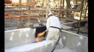 HERCULES  Flame Spray Coating Process of Concrete and Metals [upl. by Elacsap]