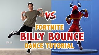 How To Do Fortnite Billy Bounce Dance EASY  StepByStep Dance Tutorial [upl. by Aiykan709]