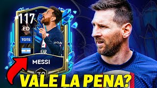 🐐MESSI TOTS VALE LA PENA ES MEJOR QUE SU VERSION UTOTY REVIEW  FIFA 22 MOBILE [upl. by Arnoldo]