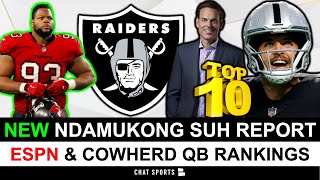 Ndamukong Suh Linked To Las Vegas amp Vikings  Raiders Rumors On Derek Carr From Colin Cowherd amp ESPN [upl. by Navar502]