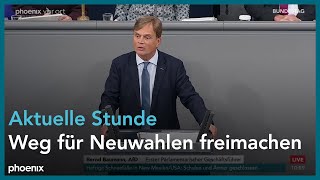 Aktuelle Stunde Weg für Neuwahlen freimachen Vertrauensfrage umgehend stellen am 081124 [upl. by Timus]