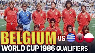 BELGIUM World Cup 1986 Qualification All Matches Highlights  Road to Mexico [upl. by Crespi]