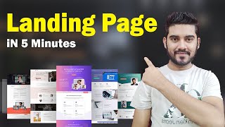 How to Create a Landing Page in 5 Minutes  Notunder Jonno  Free Landing Page [upl. by Nnorahs879]