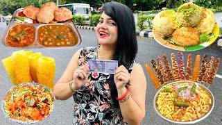 Living on Rs 100 for 24 Hours Challenge  Vadodara Food Challenge [upl. by Keely]