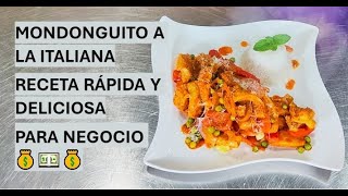 Mondonguito a la Italiana Especial 😋🤤🟥⬜🟥streetfood family receta cocina rico comida [upl. by Suivatal]